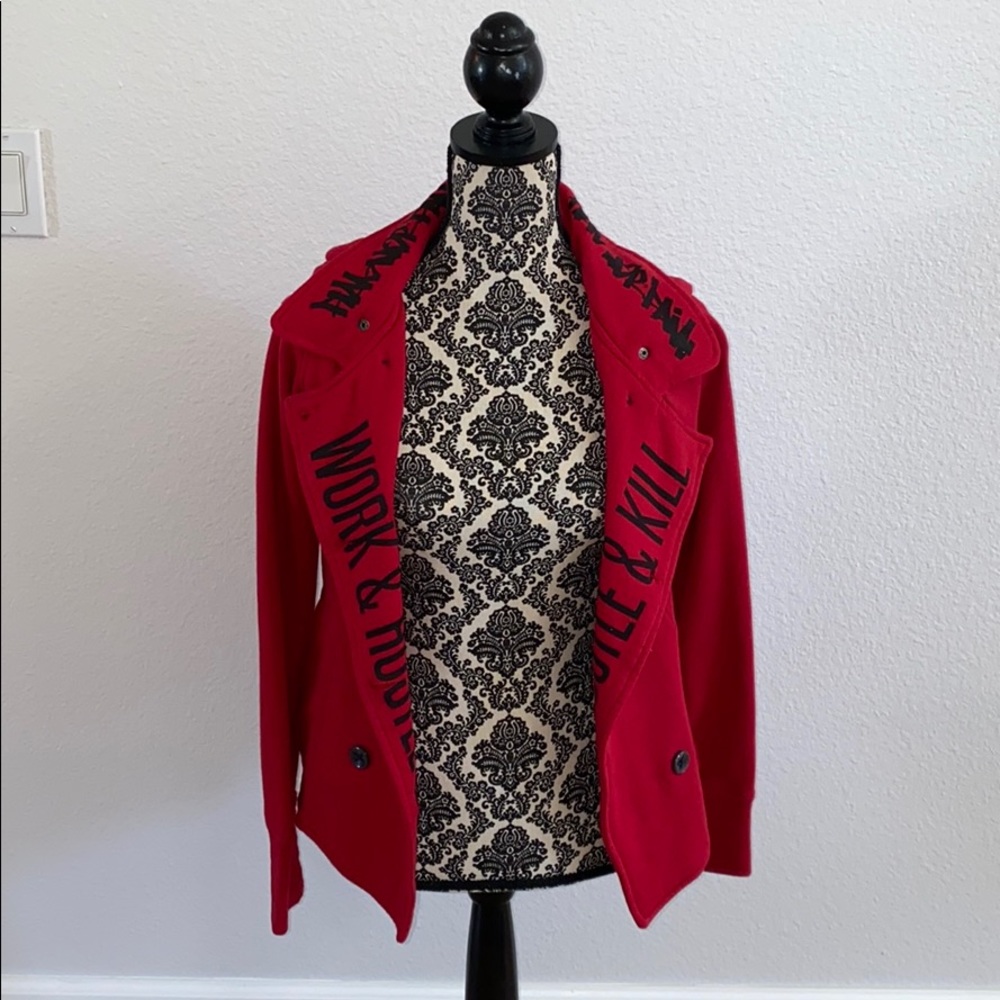 Flag Nor Fail Red Jacket Coat